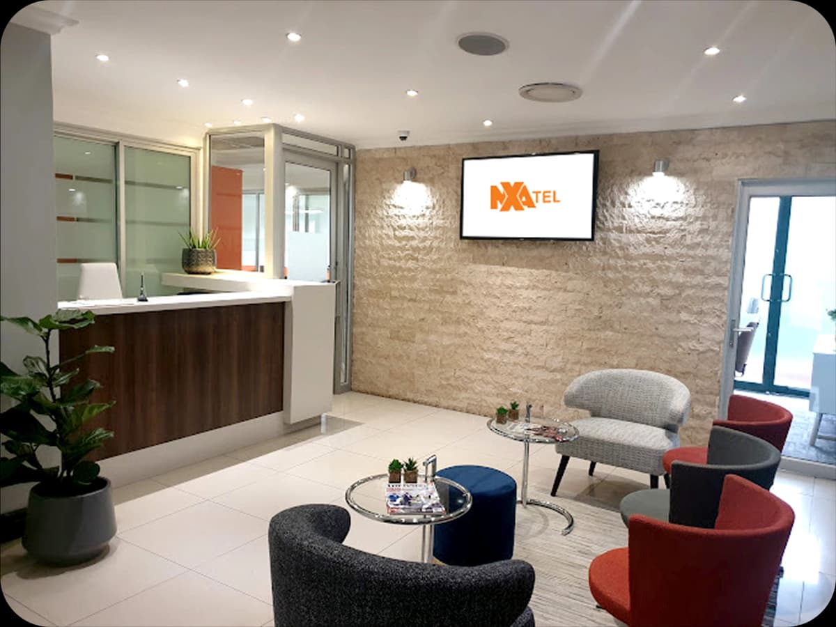 Office photo showcasing modern workspace