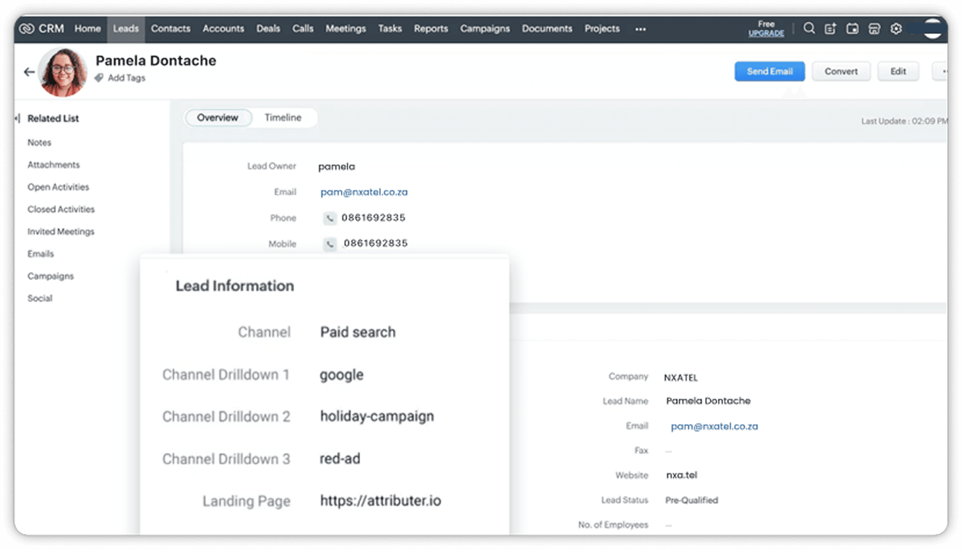 Lead source tracking by phone number feature image