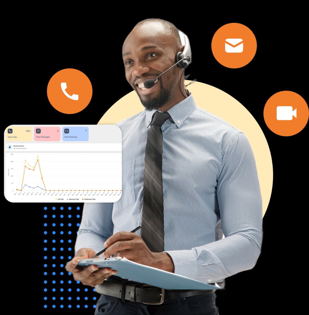 Guy on Call taking notes